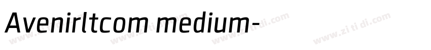Avenirltcom medium字体转换